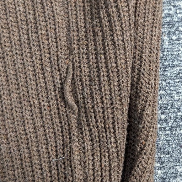 Oak + Fort Oversized Cardigan in Cookie Brown - Picture 9 of 9